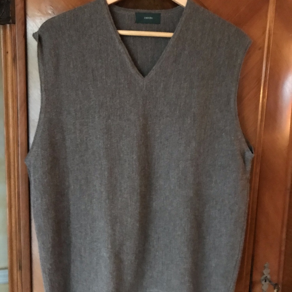 Zanone Italy Men’s Vest Classic Style. On Sale